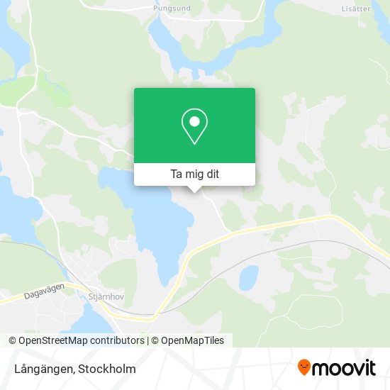 Långängen karta