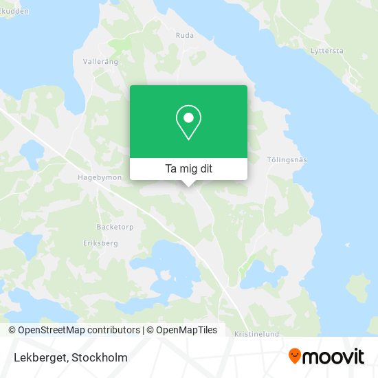 Lekberget karta