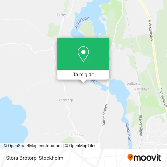 Stora Brotorp karta
