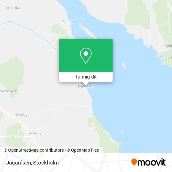 Jägaråsen karta
