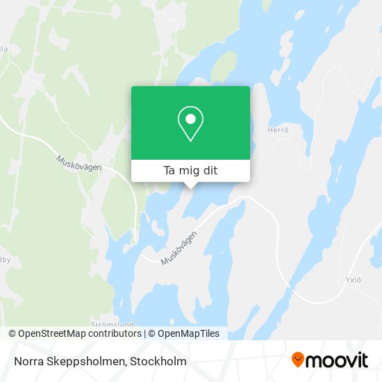 Norra Skeppsholmen karta