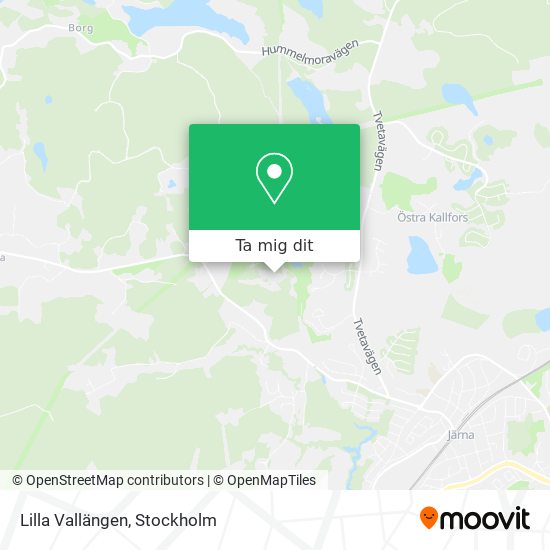 Lilla Vallängen karta