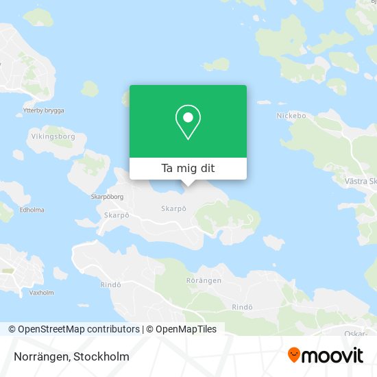 Norrängen karta