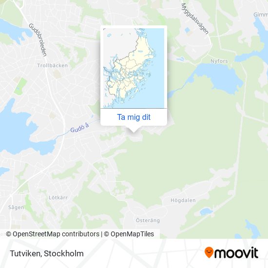 Tutviken karta