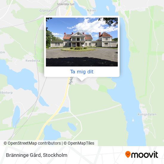 Bränninge Gård karta