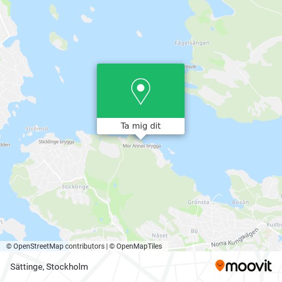 Sättinge karta