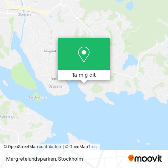 Margretelundsparken karta