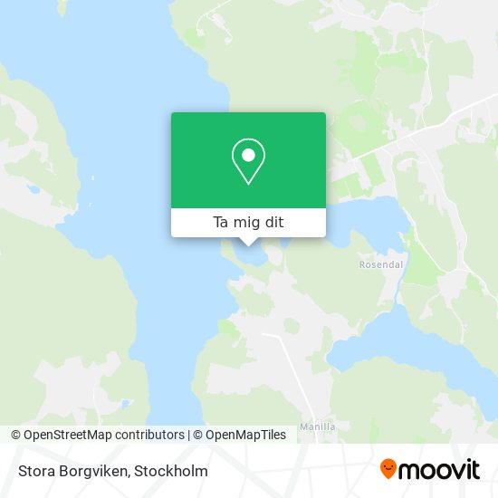 Stora Borgviken karta