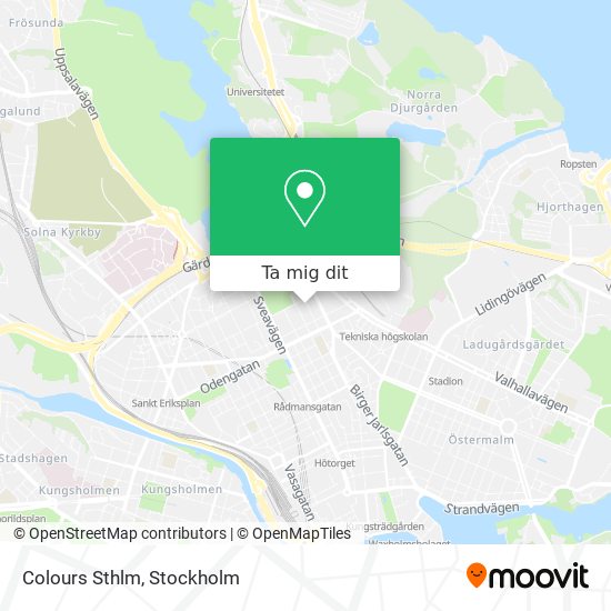 Colours Sthlm karta