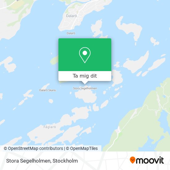 Stora Segelholmen karta