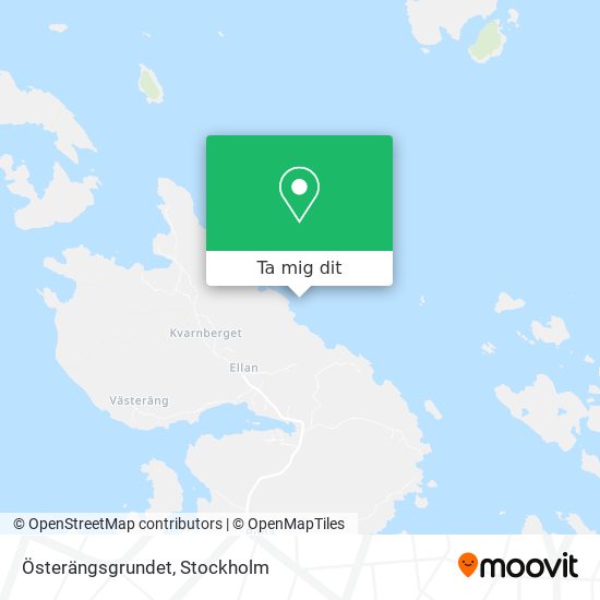 Österängsgrundet karta