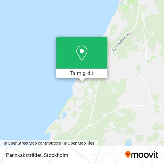 Pannkaksträdet karta