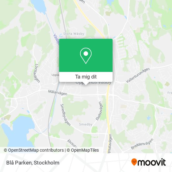 Blå Parken karta