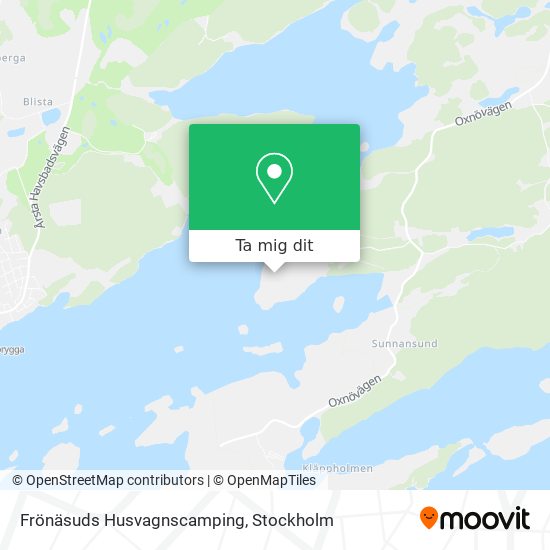 Frönäsuds Husvagnscamping karta
