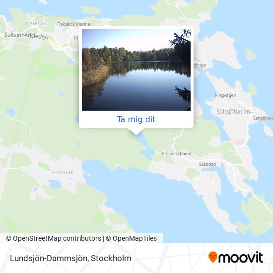 Lundsjön-Dammsjön karta