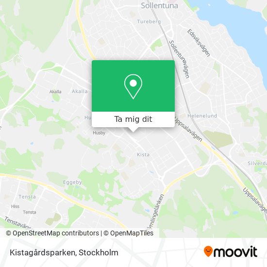 Kistagårdsparken karta