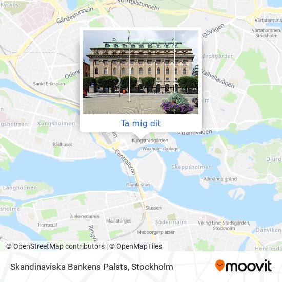 Skandinaviska Bankens Palats karta