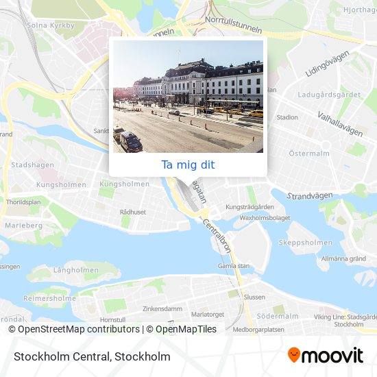 Stockholm Central karta