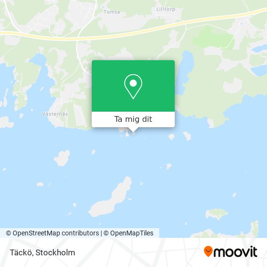 Täckö karta