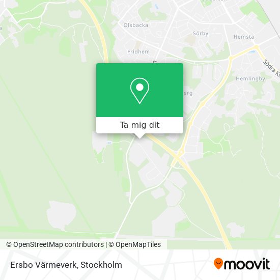 Ersbo Värmeverk karta