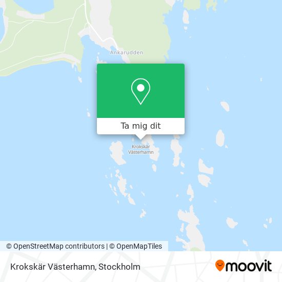 Krokskär Västerhamn karta