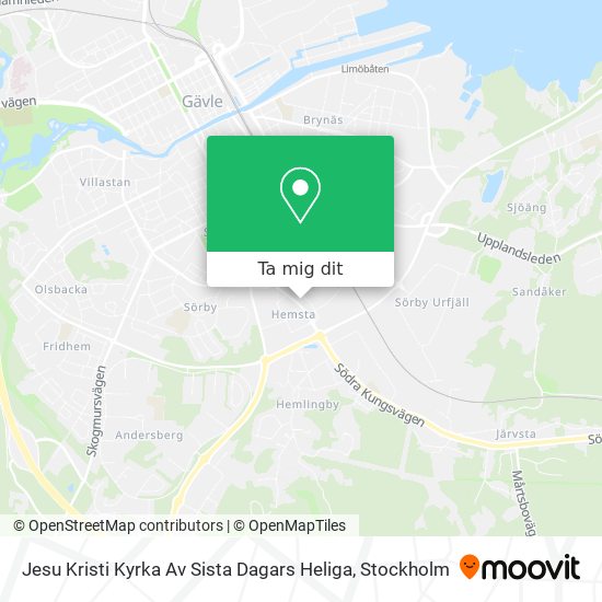 Jesu Kristi Kyrka Av Sista Dagars Heliga karta