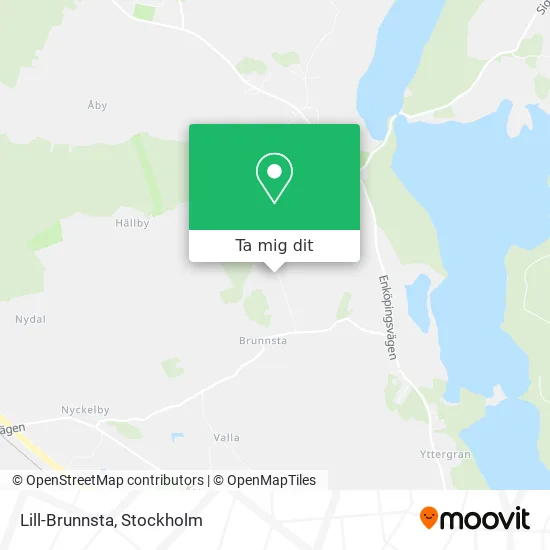 Lill-Brunnsta karta
