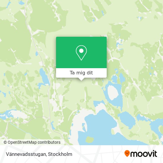 Vännevadsstugan karta