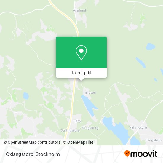 Oxlångstorp karta