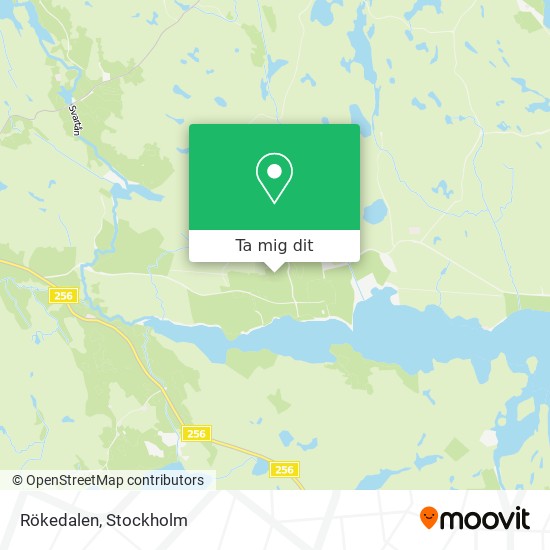 Rökedalen karta