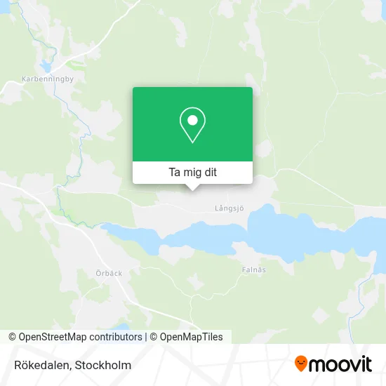 Rökedalen karta