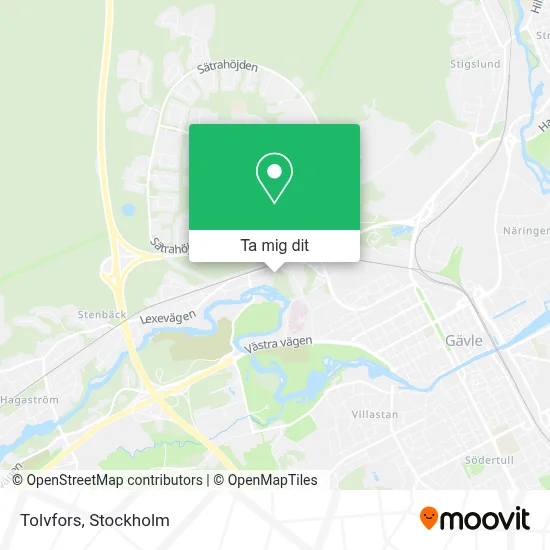 Tolvfors karta