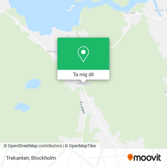 Trekanten karta