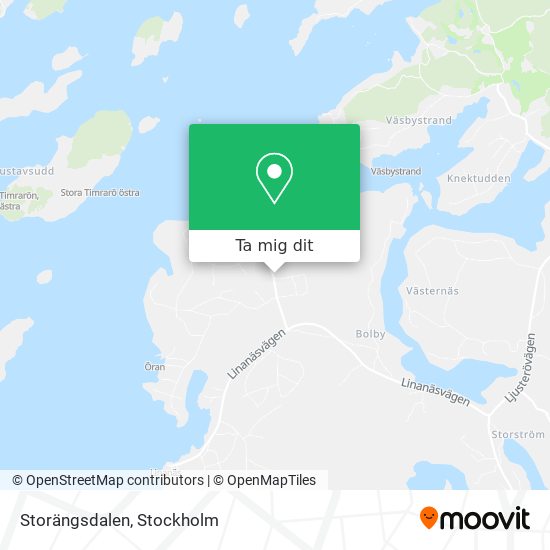 Storängsdalen karta