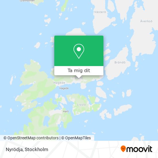 Nyrödja karta