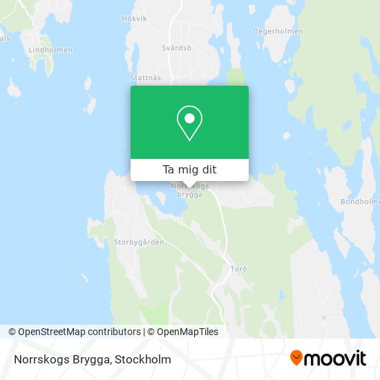 Norrskogs Brygga karta
