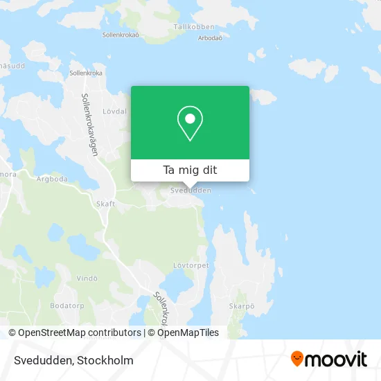 Svedudden karta