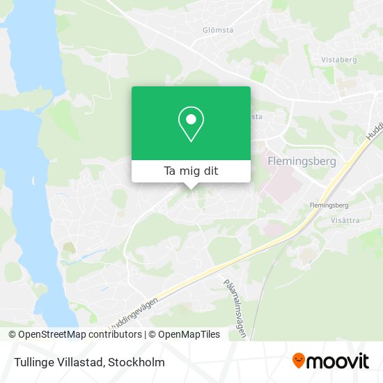 Tullinge Villastad karta