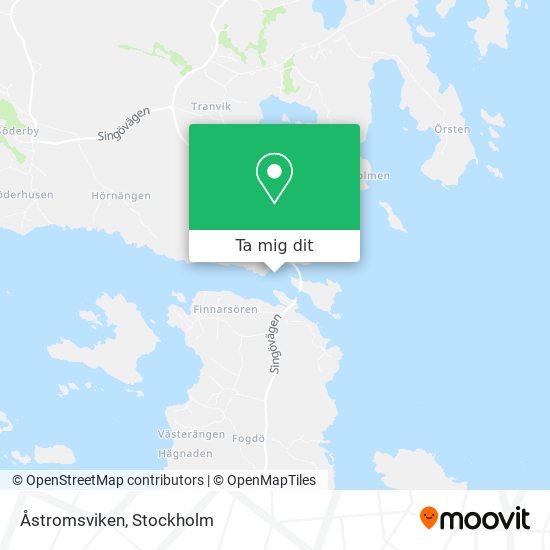 Åstromsviken karta