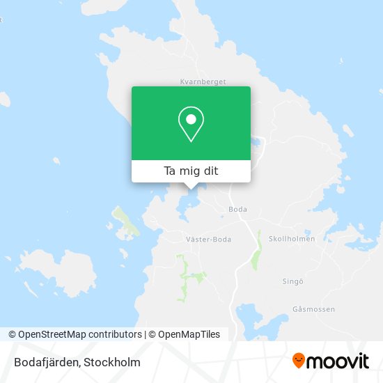 Bodafjärden karta