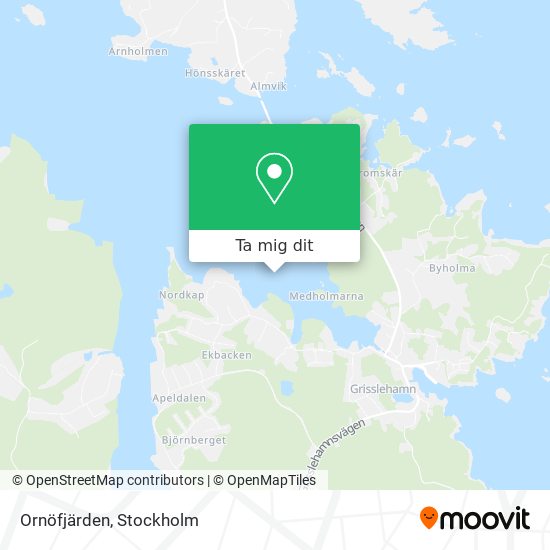 Ornöfjärden karta