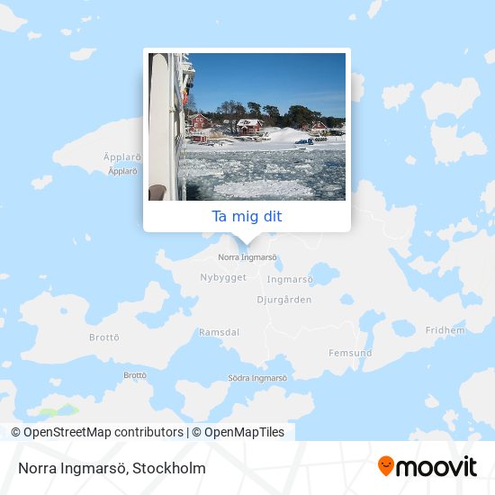 Norra Ingmarsö karta