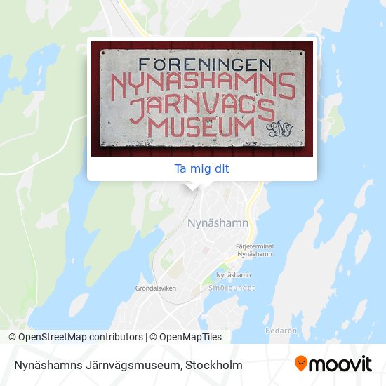 Nynäshamns Järnvägsmuseum karta