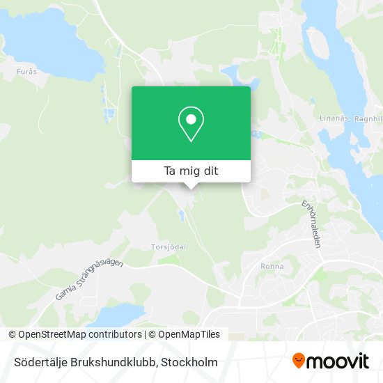 Södertälje Brukshundklubb karta