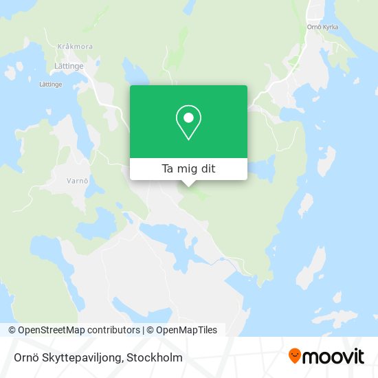 Ornö Skyttepaviljong karta