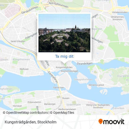 Kungsträdgården karta