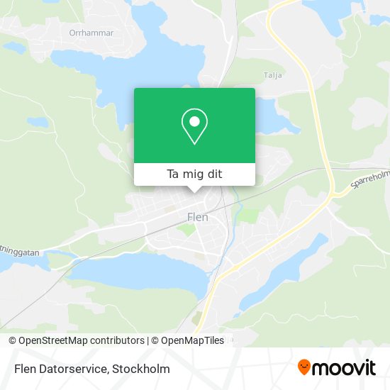 Flen Datorservice karta