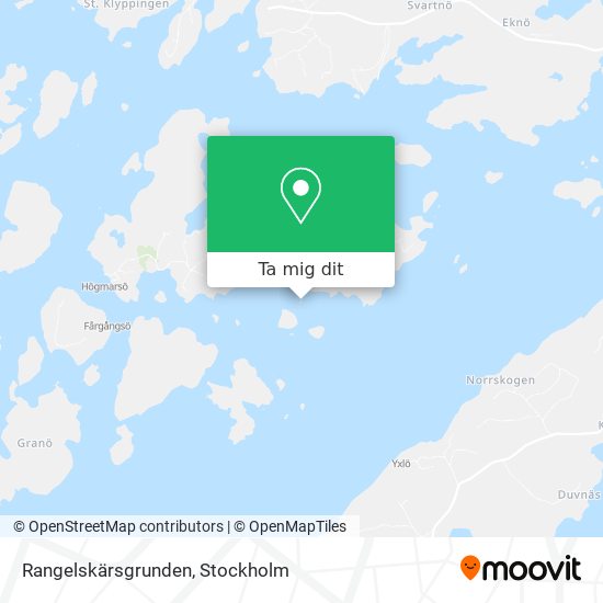 Rangelskärsgrunden karta