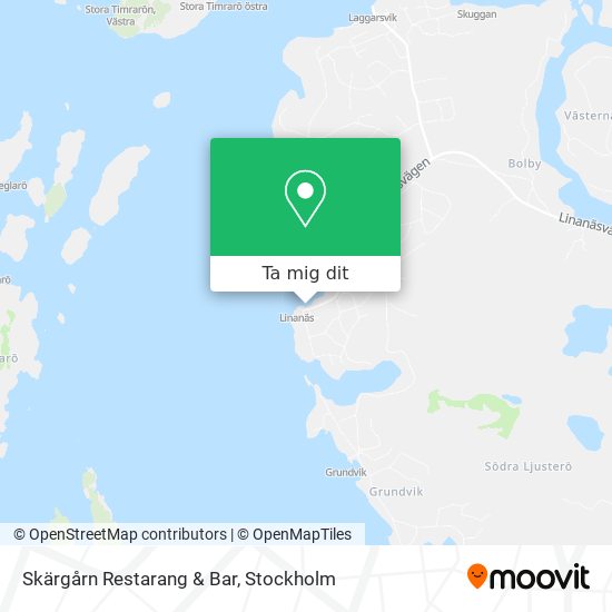 Skärgårn Restarang & Bar karta