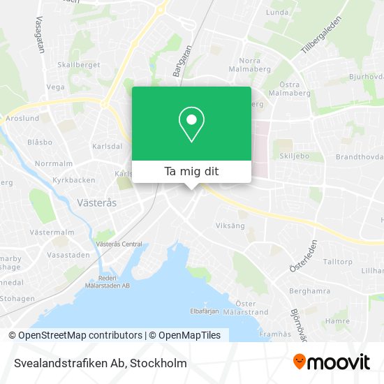 Svealandstrafiken Ab karta